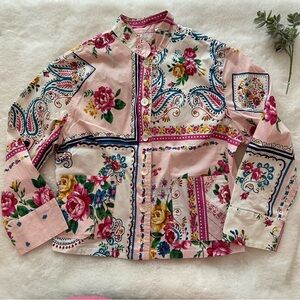 New Identity | EUC - Vintage Floral Shirt Jacket - Size S